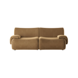 TOV Zenith 80" Latte Brown Performance Velvet Modular Loveseat