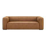 TOV Aurora 90" Brown Leather Sofa