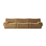 TOV Zenith 116.5" Latte Brown Performance Velvet Modular Sofa