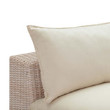 TOV Cali Natural Wicker Outdoor Armless Chair