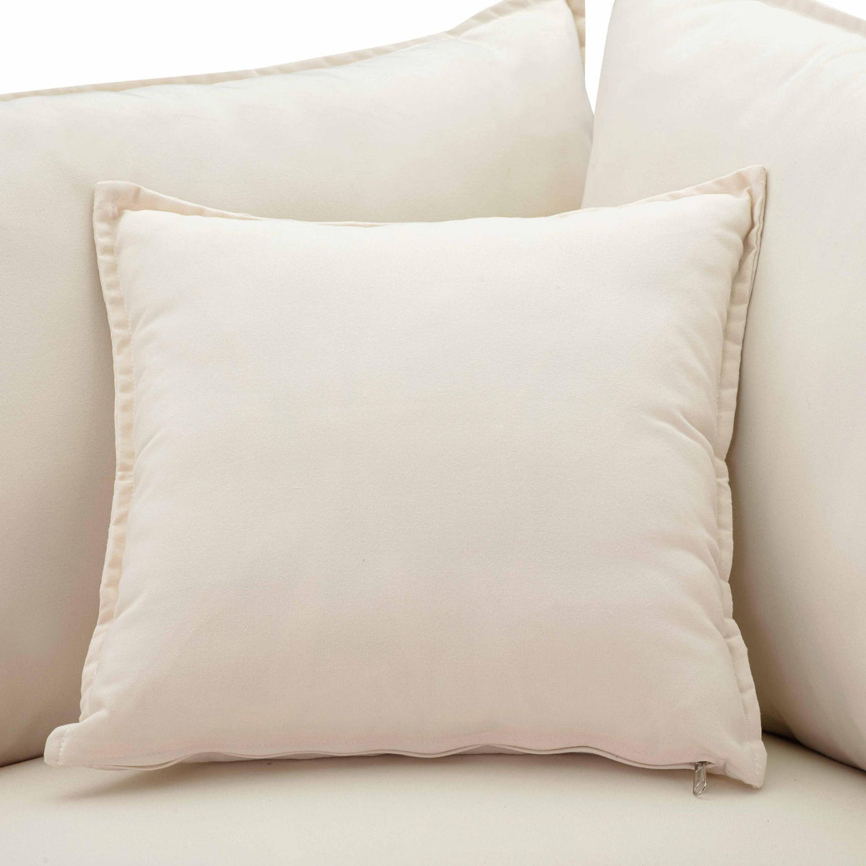 TOV Cali 4-Piece Natural Wicker Outdoor Modular Sectional