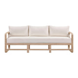 TOV Palata 84" Cream Performance Fabric Outdoor Sofa