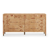 TOV Brandyss 62" Burl 7-Drawer Dresser