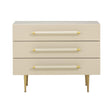 TOV Trident 28" 3-Drawer Nightstand