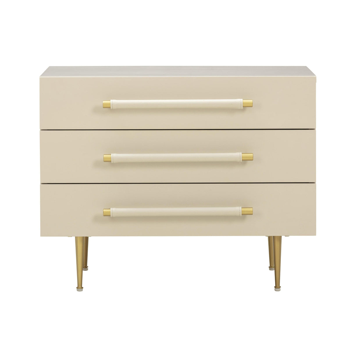TOV Trident 28" 3-Drawer Nightstand