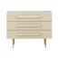 TOV Trident 28" 3-Drawer Nightstand