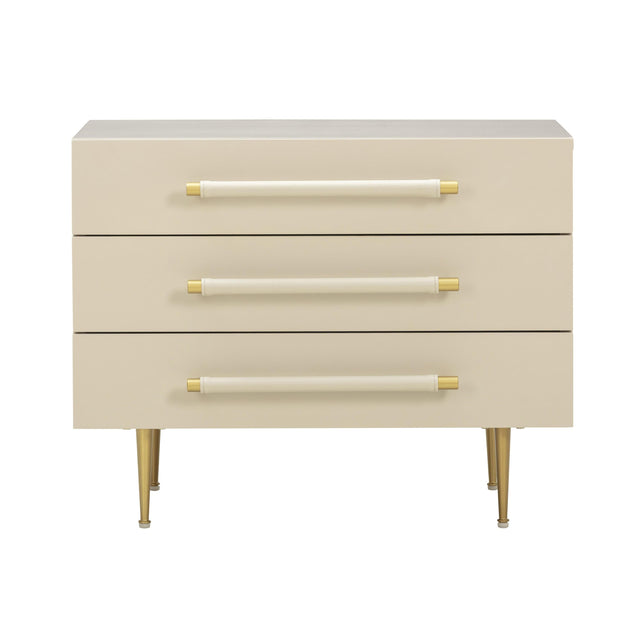 TOV Trident 28" 3-Drawer Nightstand