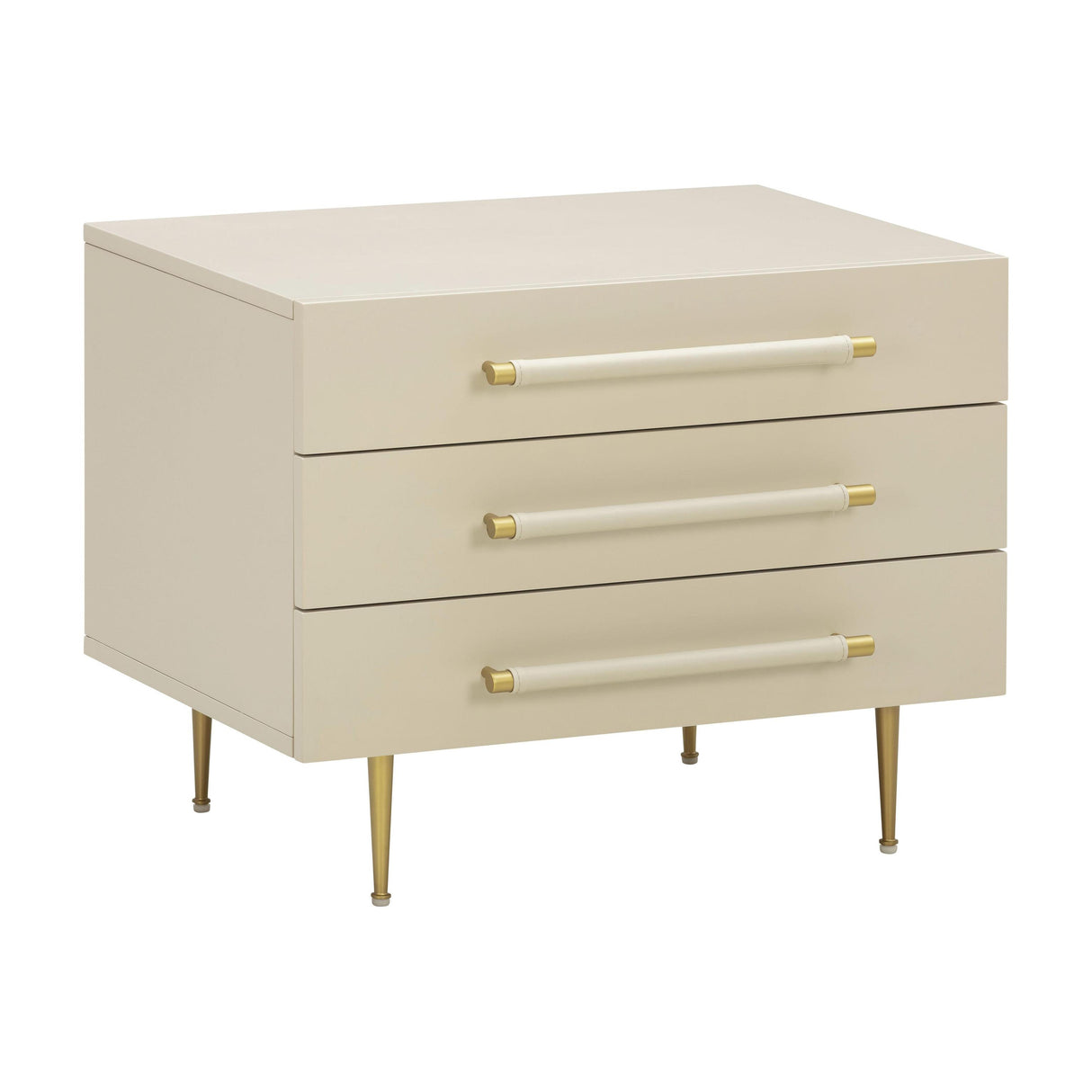 TOV Trident 28" 3-Drawer Nightstand