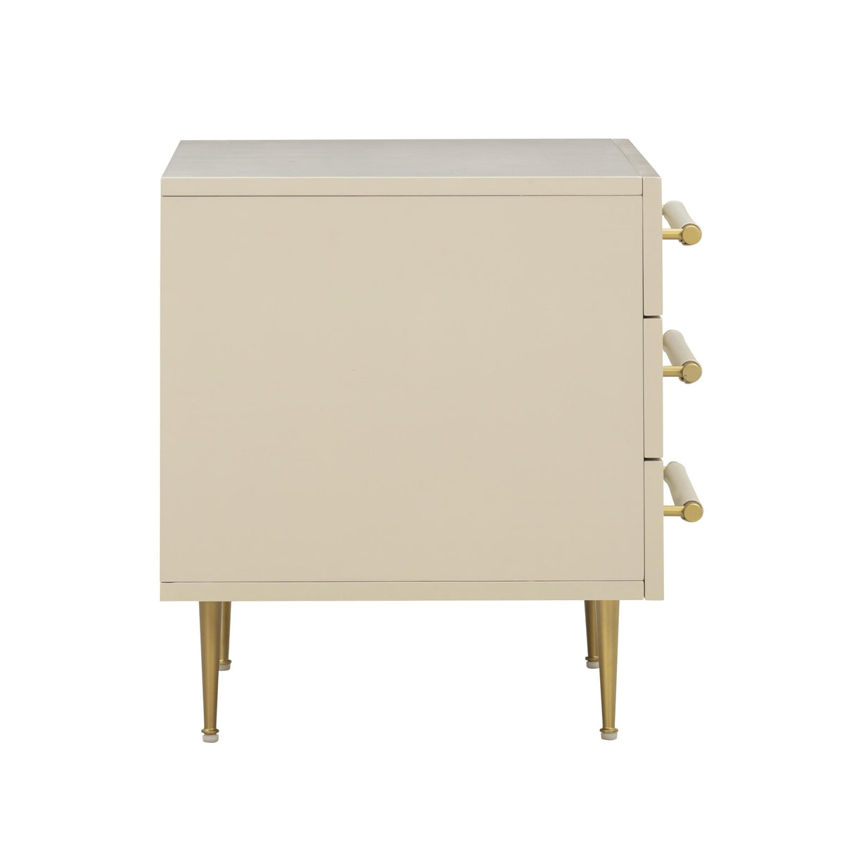 TOV Trident 28" 3-Drawer Nightstand