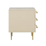 TOV Trident 28" 3-Drawer Nightstand