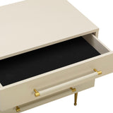 TOV Trident 28" 3-Drawer Nightstand