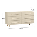 TOV Trident 62" 6-Drawer Dresser