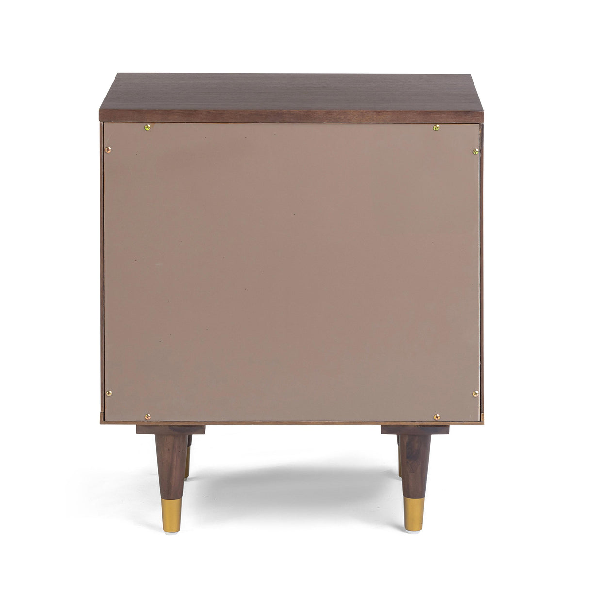 TOV Sierra Dark Chocolate Brown 2 Drawer Nightstand