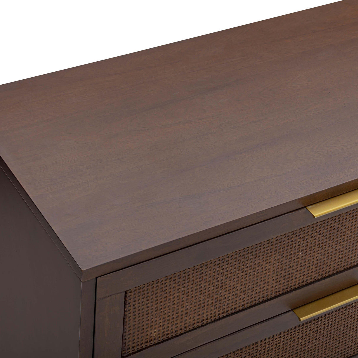 TOV Sierra 60" Cane 6-Drawer Dresser