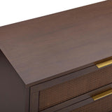TOV Sierra 60" Cane 6-Drawer Dresser