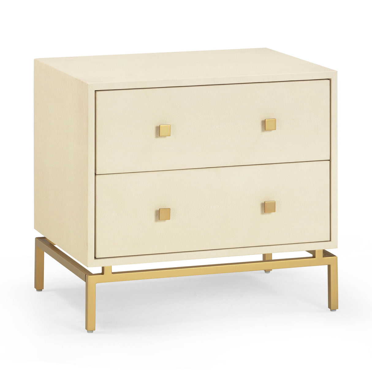 TOV Pesce 25" Shagreen 2 Drawer Nightstand