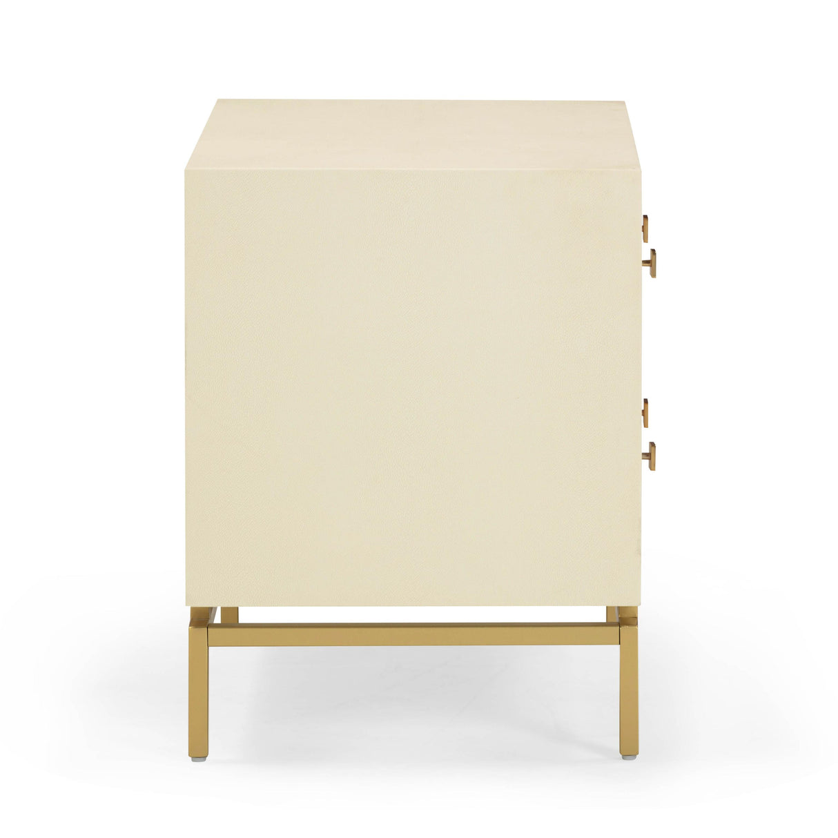 TOV Pesce 25" Shagreen 2 Drawer Nightstand