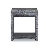 TOV Cassis 20" Mother of Pearl 1-Drawer Nightstand