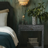 TOV Cassis 20" Mother of Pearl 1-Drawer Nightstand