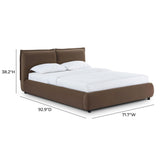 TOV Mel Performance Faux Mohair Velvet Bed Queen