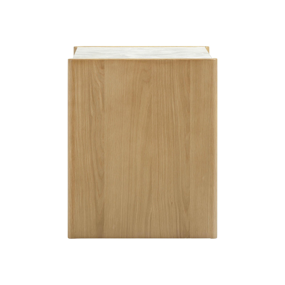 TOV Paige 26" Natural Oak 2-Drawer Nightstand