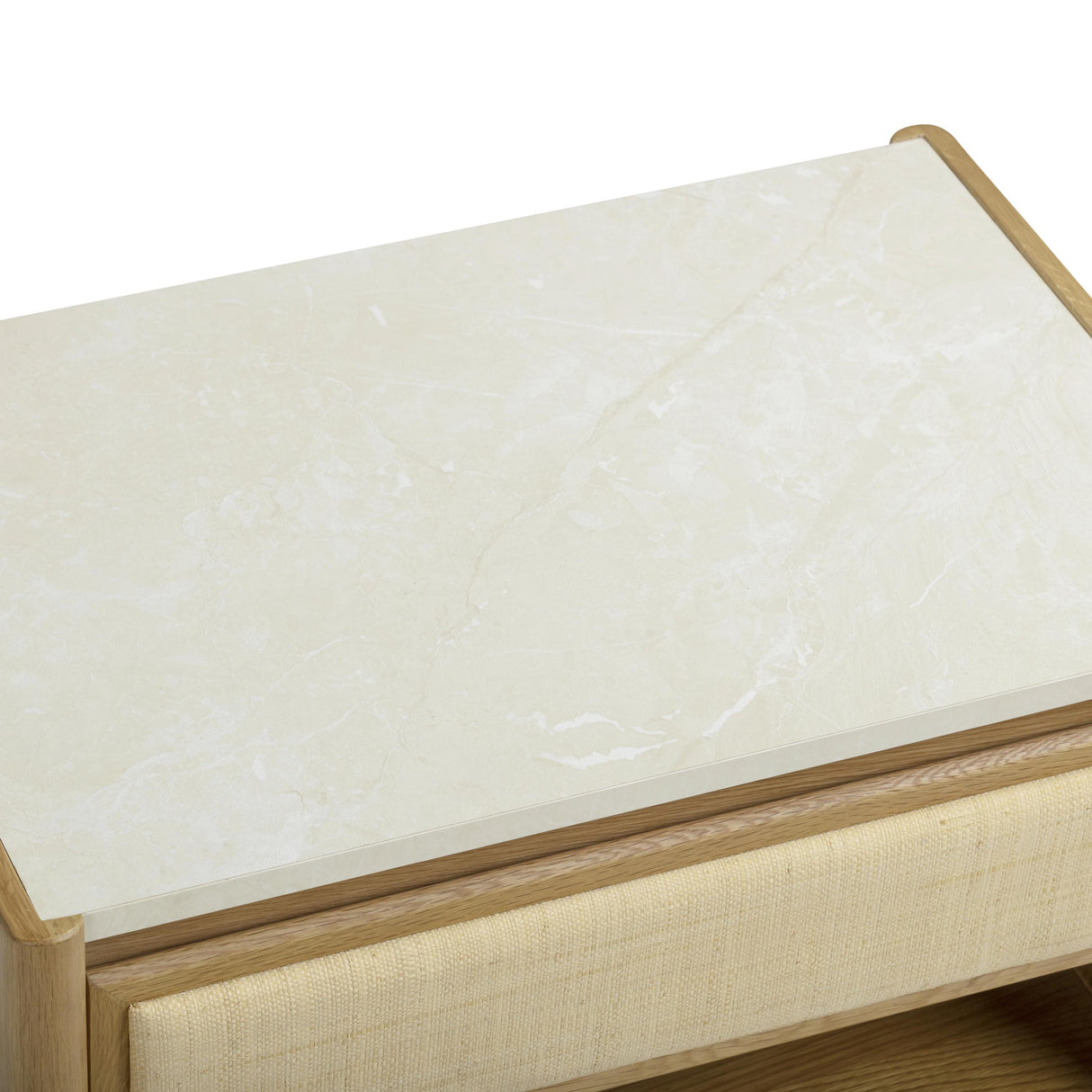 TOV Paige 26" Natural Oak 2-Drawer Nightstand