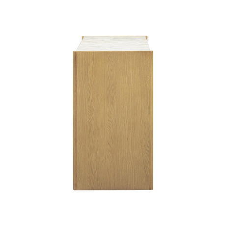 TOV Paige 56" Natural Oak 6-Drawer Dresser
