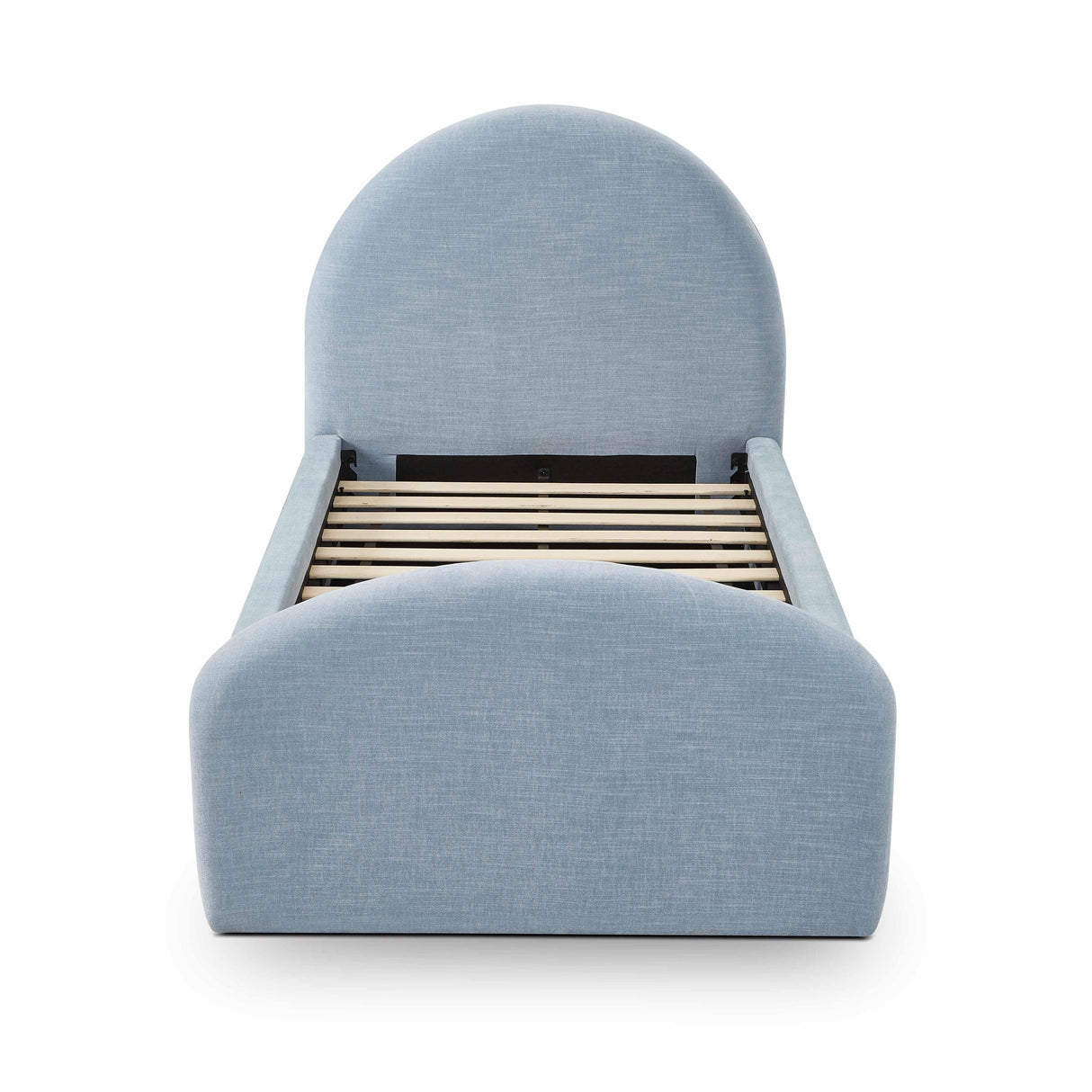 TOV Moon Chambray Blue Performance Chenille Twin Bed