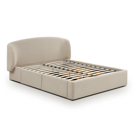 TOV Corey Upcycled Performance Linen Storage Bed Queen