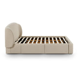 TOV Corey Upcycled Performance Linen Storage Bed Queen