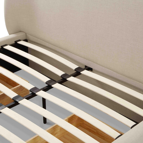 TOV Corey Upcycled Performance Linen Storage Bed Queen