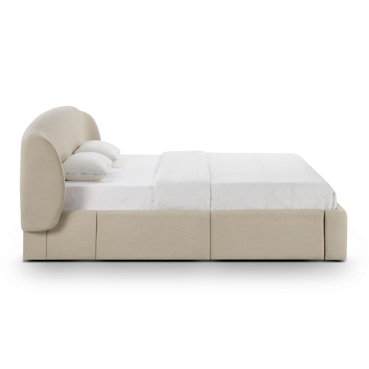 TOV Corey Upcycled Performance Linen Storage Bed King