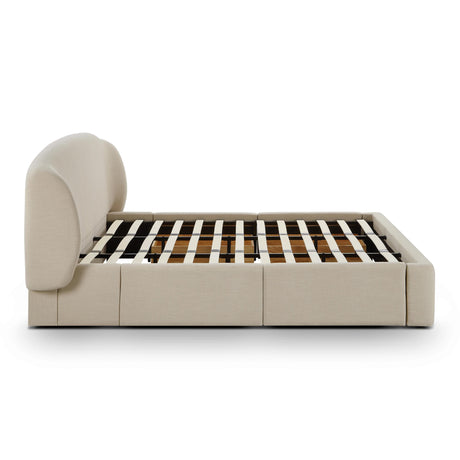 TOV Corey Upcycled Performance Linen Storage Bed King