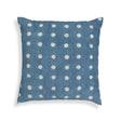 TOV Indigo Dots 20" Cotton Square Throw Pillow Cover Cover