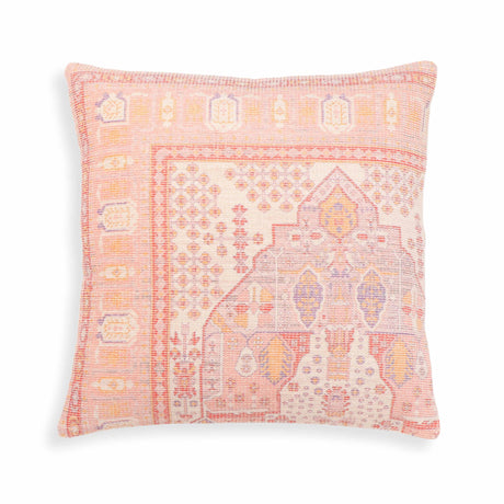 TOV Persia 20" Pink Square Throw Pillow Cover Cover