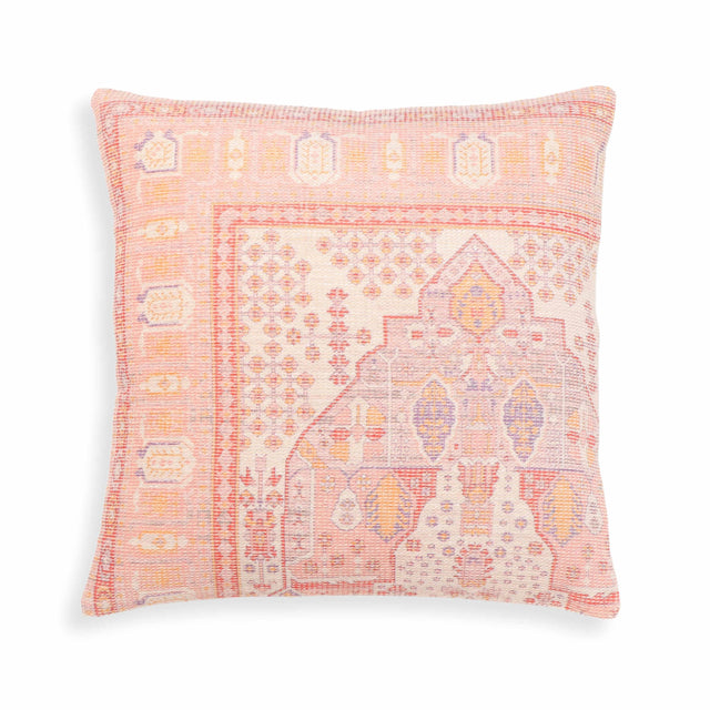 TOV Persia 20" Pink Square Throw Pillow Cover Cover