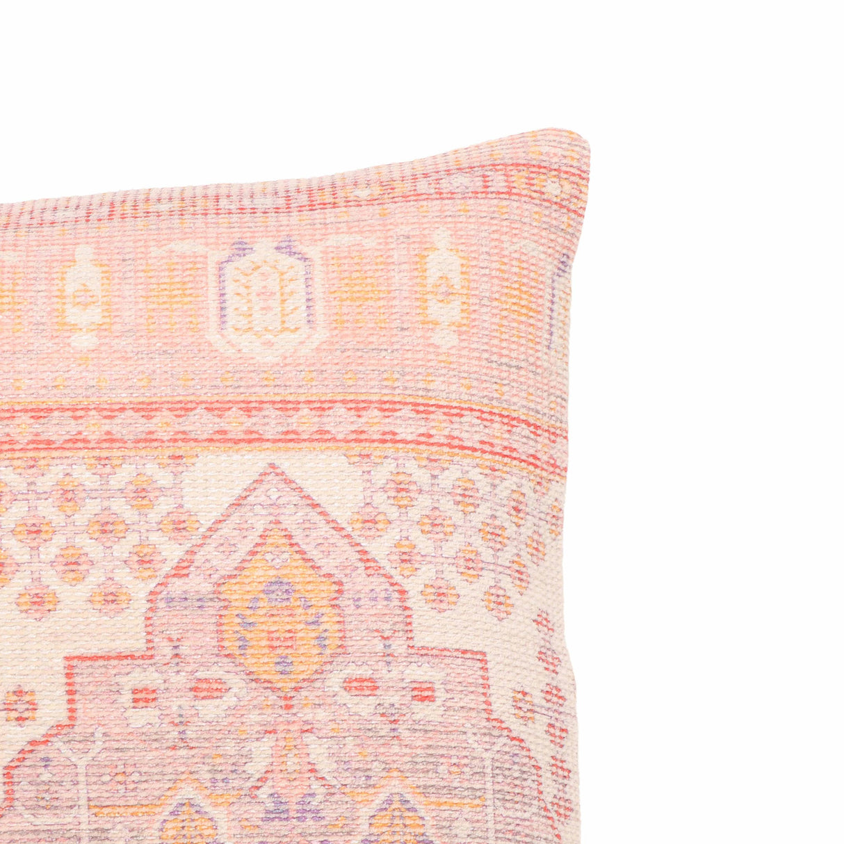 TOV Persia 20" Pink Square Throw Pillow Cover Cover