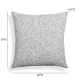 TOV Poh 20" Boucle Square Throw Pillow