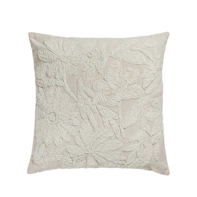 TOV Tabitha 20" Square Embroidered Throw Pillow