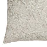 TOV Tabitha 20" Square Embroidered Throw Pillow