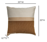 TOV Deco 20 inch Square Throw Pillow