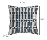TOV Maresh 20" Square Woven Throw Pillow