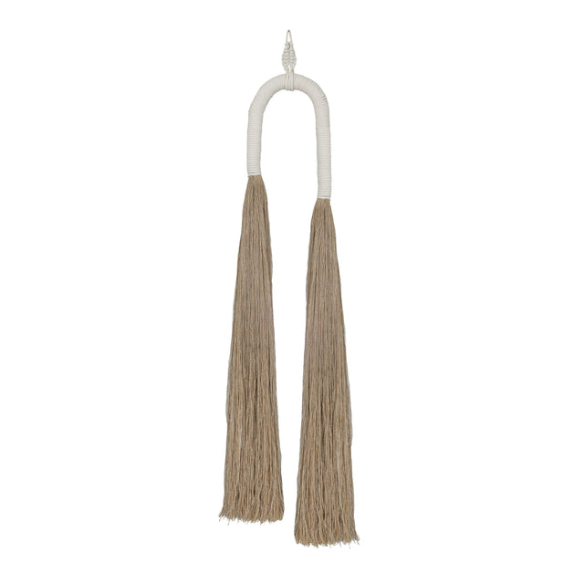 TOV Pasha Natural Cotton Jute Tassel Wall Decor Large