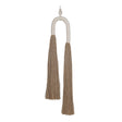 TOV Pasha Natural Cotton Jute Tassel Wall Decor Standard