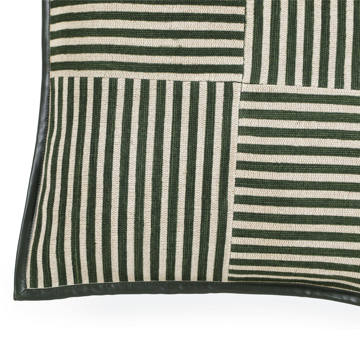 TOV Kora 20" Cotton Jute Contract-Grade Throw Pillow