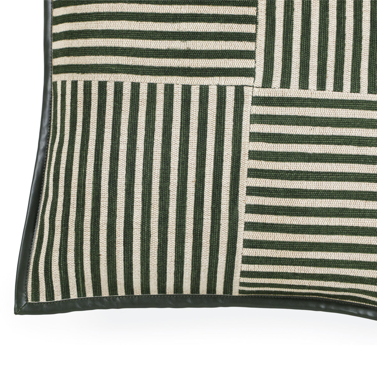 TOV Kora 20" Cotton Jute Contract-Grade Throw Pillow