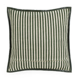 TOV Kora Green Cotton Jute Throw Pillow - COVER Cover
