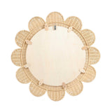 TOV Coralie 33.4" Rattan Round Wall Mirror