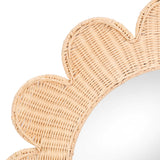 TOV Coralie 33.4" Rattan Round Wall Mirror