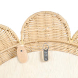 TOV Coralie 33.4" Rattan Round Wall Mirror